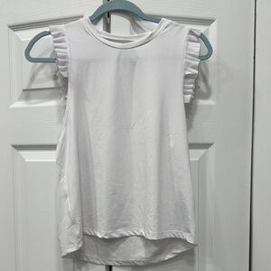 White Sleeveless Top